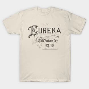 Eureka, California Sanborn Map 1889 T-Shirt